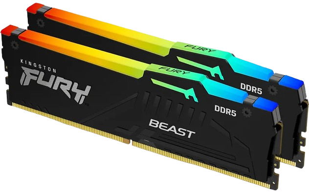 Kingston FURY Beast RGB DDR5 5600 MHz 32 Gt muisti – nopea ja näyttävä RGB-muistipaketti Intelille ja AMD:lle
